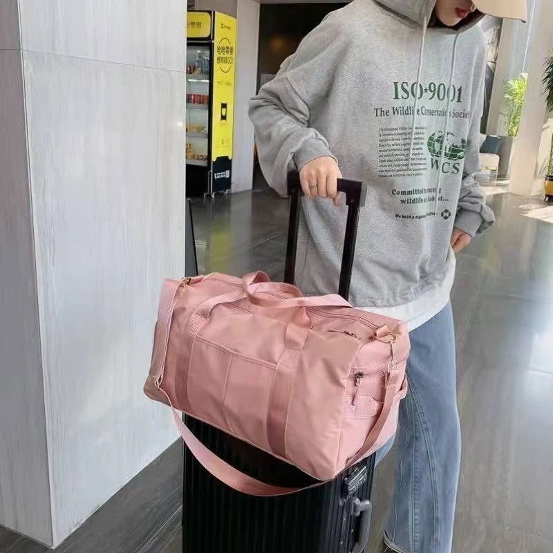 Bolsa De Viagem Blogueiro De Tendências Com o Mesmo Estilo Academia Mala Impermeável Grande Espaçosa Linda