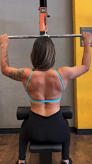 Top Academia Fitness Duplo Poliamida Costas Nua Alça Fina Com Elástico Na Barra