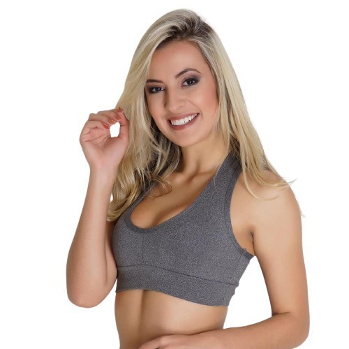 Kit 3 Tops Fitness Suplex Feminino | Treino e Academia