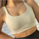 Top Academia Fitness Duplo Poliamida Alça Grossa Com Sustentação