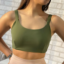 Top Academia Fitness Duplo Poliamida Alça Grossa Com Sustentação