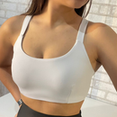 Top Academia Fitness Duplo Poliamida Alça Grossa Com Sustentação