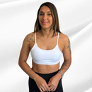 Top Fitness Poliamida UV 50+ com Entrada para Bojo