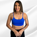 Top Fitness Poliamida UV 50+ com Entrada para Bojo