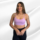 Top Fitness Poliamida UV 50+ com Entrada para Bojo