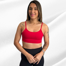 Top Fitness Poliamida UV 50+ com Entrada para Bojo