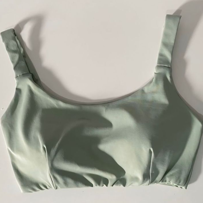 Top Academia Duplo Feminino | Poliamida Premium