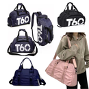 Bolsa Mala Mochila Academia e viagem feminina com alça transversal Bagagem Viagem