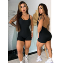 Macaquinho Alça Blogueira – Costas Aberta | Curto, Sem Costura, Suplex Premium