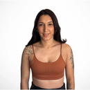 Top Fitness Poliamida UV 50+ com Entrada para Bojo