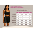 Kit 2 Conjuntos Fitness Feminino Top e Short | Bojo Removível | Zero Transparente