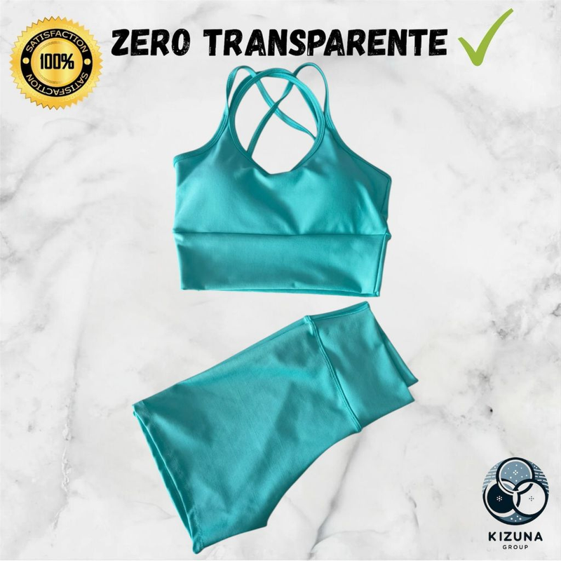Kit com 2 Conjuntos Fitness – Top + Short Cintura Alta | Zero Transparência, Sustentação e Conforto Absoluto