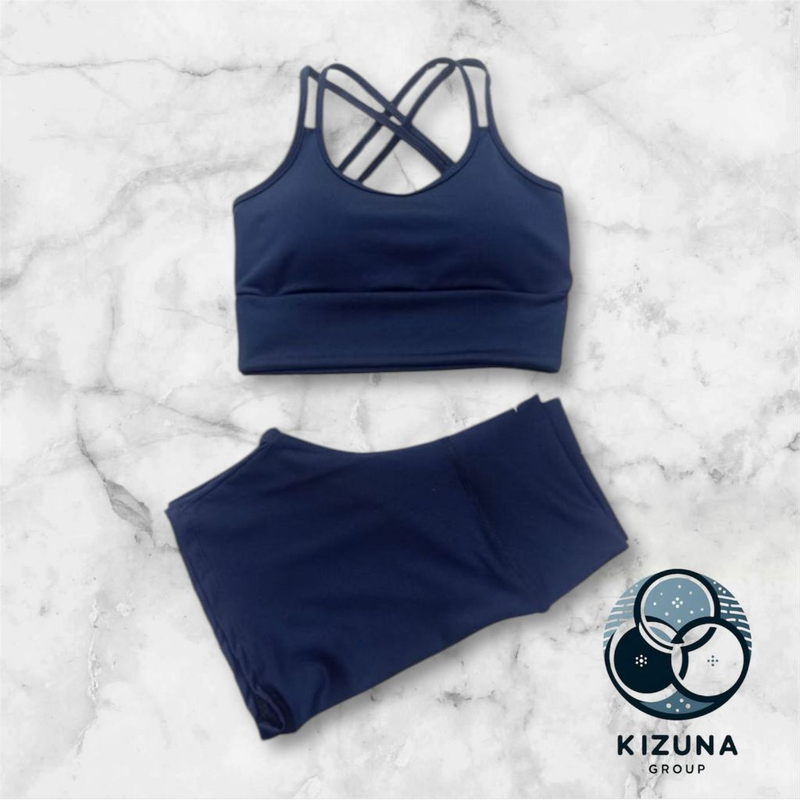 Kit com 2 Conjuntos Fitness – Top + Short Cintura Alta | Zero Transparência, Sustentação e Conforto Absoluto