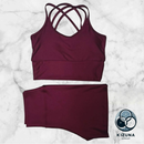 Kit com 2 Conjuntos Fitness – Top + Short Cintura Alta | Zero Transparência, Sustentação e Conforto Absoluto