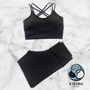 Kit com 2 Conjuntos Fitness – Top + Short Cintura Alta | Zero Transparência, Sustentação e Conforto Absoluto