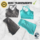 Kit com 2 Conjuntos Fitness – Top + Short Cintura Alta | Zero Transparência, Sustentação e Conforto Absoluto