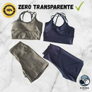 Kit com 2 Conjuntos Fitness – Top + Short Cintura Alta | Zero Transparência, Sustentação e Conforto Absoluto