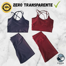 Kit com 2 Conjuntos Fitness – Top + Short Cintura Alta | Zero Transparência, Sustentação e Conforto Absoluto