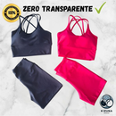 Kit com 2 Conjuntos Fitness – Top + Short Cintura Alta | Zero Transparência, Sustentação e Conforto Absoluto