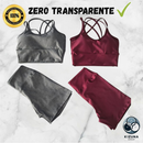 Kit com 2 Conjuntos Fitness – Top + Short Cintura Alta | Zero Transparência, Sustentação e Conforto Absoluto