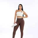 Conjunto Fitness Bicolor – Top Gota + Legging Cós Alto Anatômico