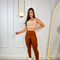 Conjunto Fitness Bicolor – Top Gota + Legging Cós Alto Anatômico
