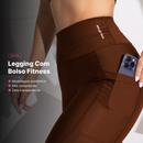 Legging Feminina Cintura Alta com Bolso – Academia e Corrida