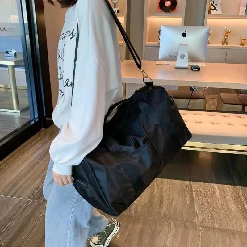 Bolsa De Viagem Blogueiro De Tendências Com o Mesmo Estilo Academia Mala Impermeável Grande Espaçosa Linda